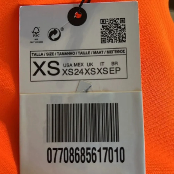 ZARA | Orange | MULTIPOSITION STRAP TANK TOP - Picture 13 of 15